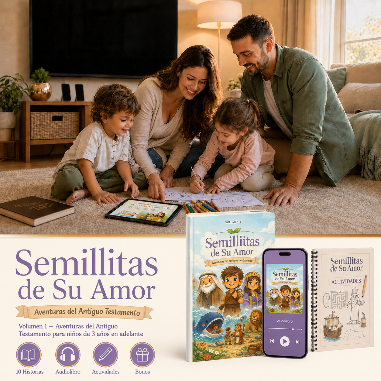 Semillitas de Su Amor | Aventuras con valores para jugar, aprender y compartir en familia