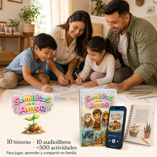 Semillitas de Su Amor | 10 ebooks, 10 audiolibros y +500 actividades